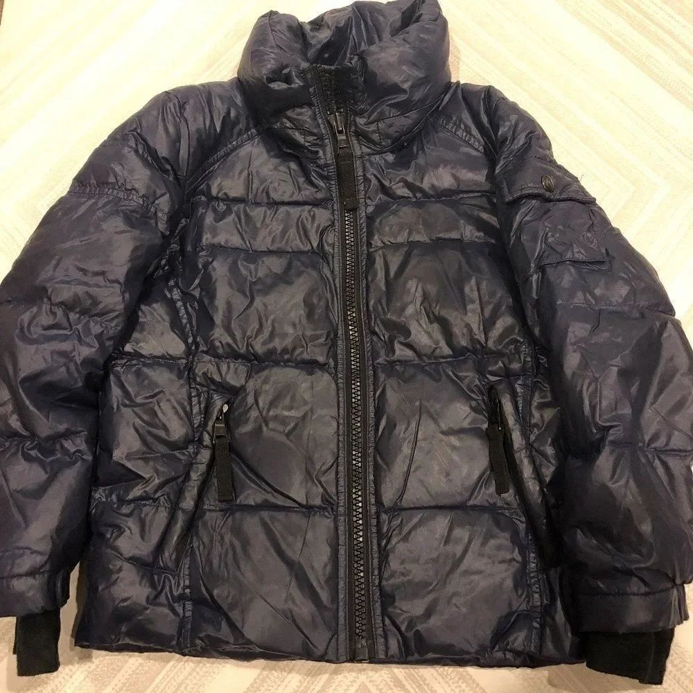 S13/NYC Down Puffer Black Girl's Winter Jacket